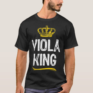 Viola King Men Boys Player  Cool Violist T-Shirt