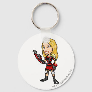Viola Krawk Island Staff Player Keychain