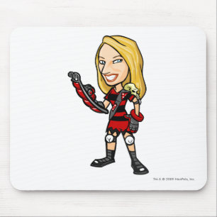 Viola Krawk Island Staff Player Mouse Pad