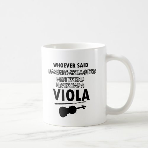 Viola music designs coffee mug