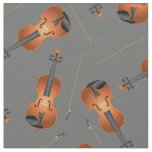Viola Music Musician Room Decor Grey Fabric
