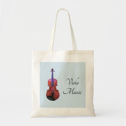Viola Music Orchestra Blue Tote Bag