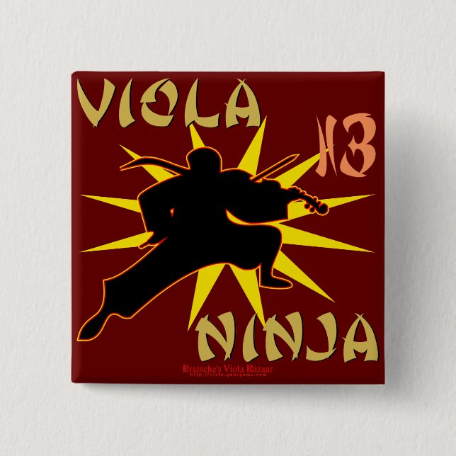 Viola Ninja Button (Front)