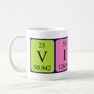 Viola periodic table name mug
