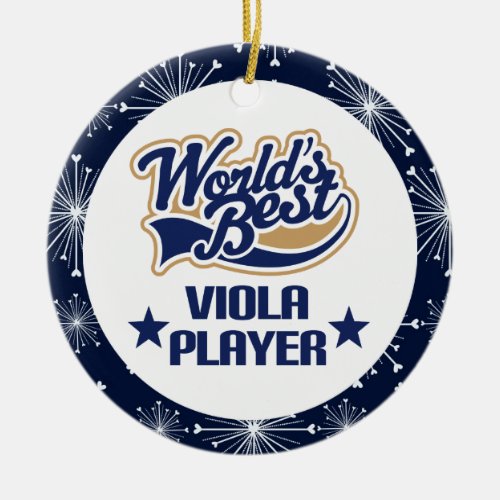 Viola Player Gift Ornament