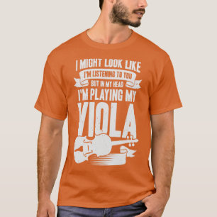 Viola Player Music Instrument Violist Gift T-Shirt