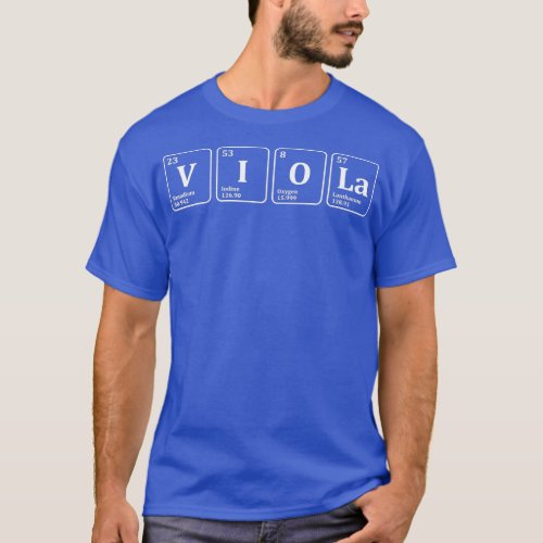 Viola Player  Periodic able Violist Jazz Music Lov T_Shirt