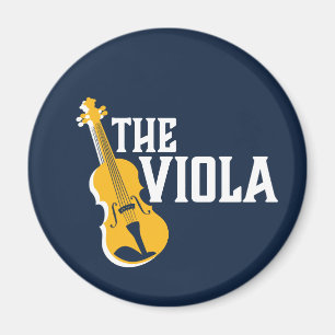 Viola Player Vintage Retro Orchestra Opera Music Magnet