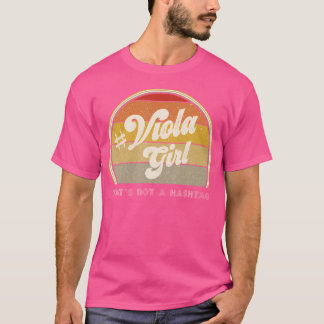 Viola Player Women Thats A Sharp Not A Hashtag Orc T-Shirt