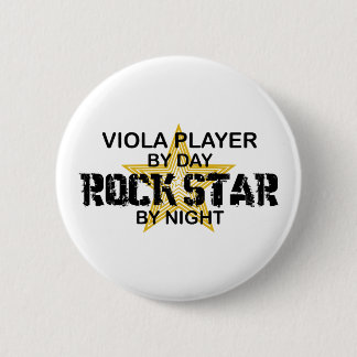 Viola Rock Star by Night Pinback Button