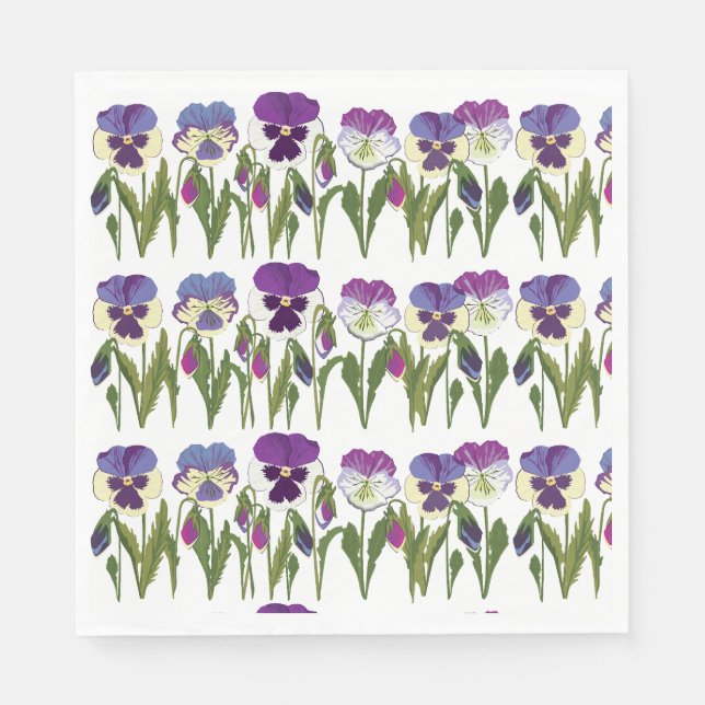 Viola Serviete Napkins (Front)