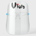 Viola Small Heart Face Shield