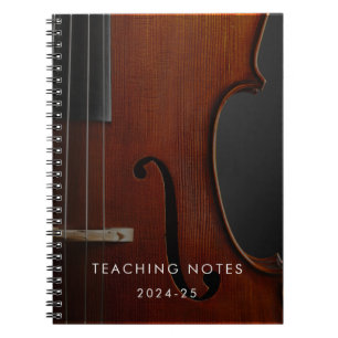 Viola Teacher Music Office Simple Modern Notebook