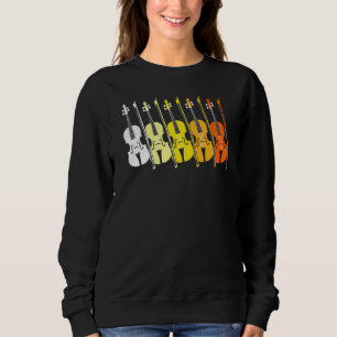 Viola Team  music teacher  musician  sunset colour Sweatshirt