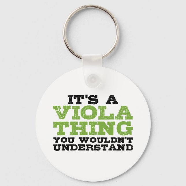 Viola Thing Keychain (Front)