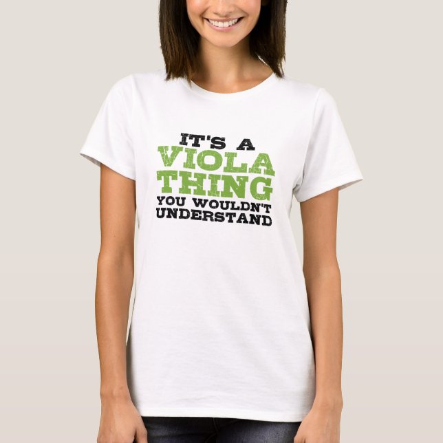 Viola Thing T-Shirt (Front)