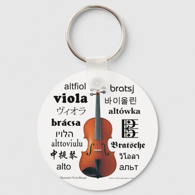 Viola Translations Keychain (Front)