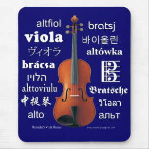 Viola Translations Mouse Pad