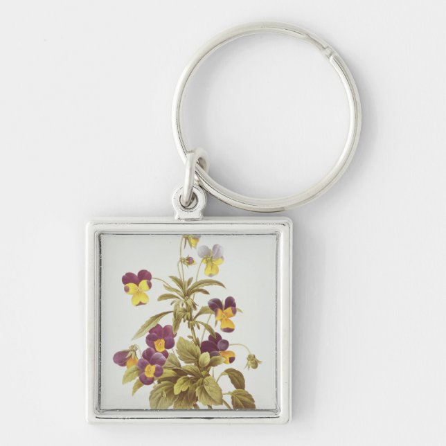 Viola Tricolour Keychain (Front)