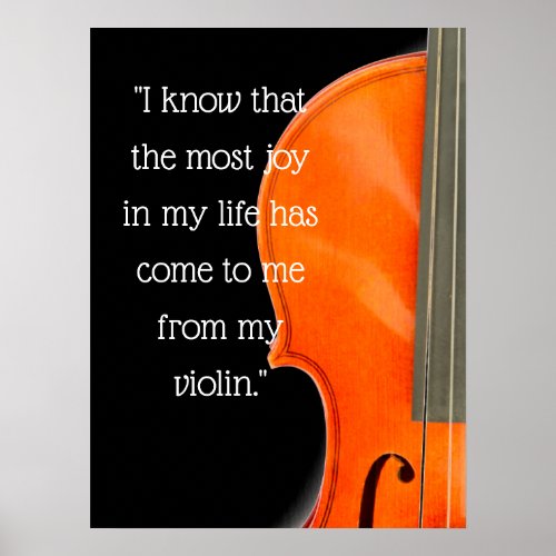 Viola  Violin Music Quote Poster