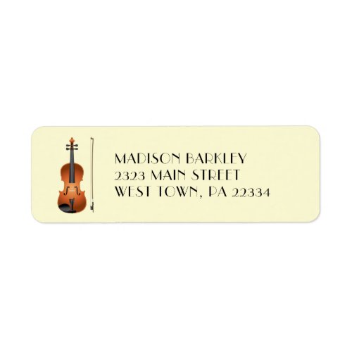 Viola Violin Music Teacher Musician Label