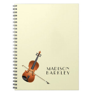 Viola Violin Music Teacher Musician Notebook