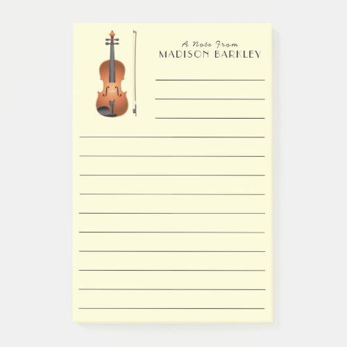 Viola Violin Music Teacher Musician Post_it Notes