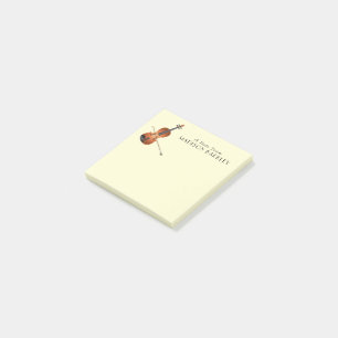 Viola Violin Music Teacher Musician Post-it Notes