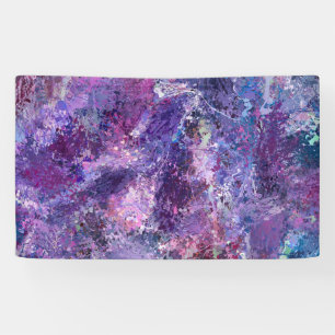 Violet abstraction banner