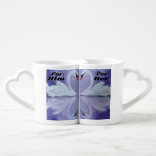 Violet amazing love coffee mug set