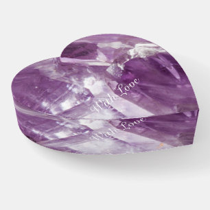 Violet Amethyst Quartz Look Elegant Paperweight