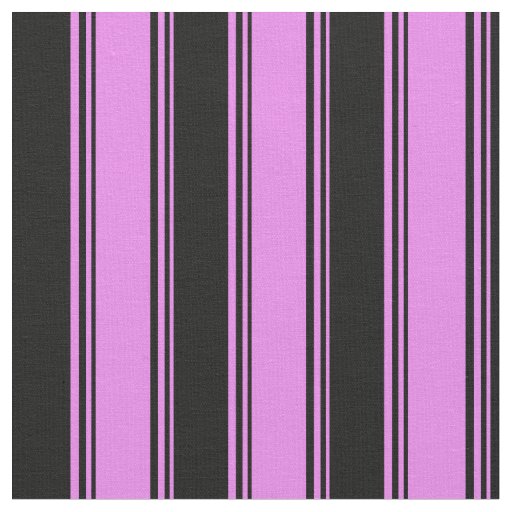 Violet and Black Lined/Striped Pattern Fabric