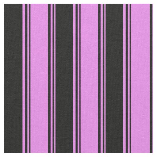 Violet and Black Pattern of Stripes Fabric