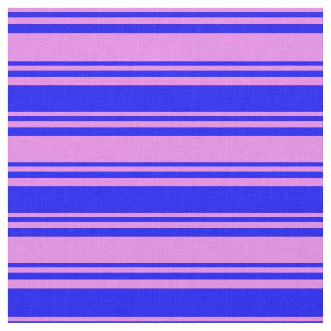 Violet and Blue Colored Stripes Fabric (Close Up)