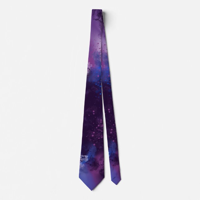 Violet And Blue Neck Tie (Front)