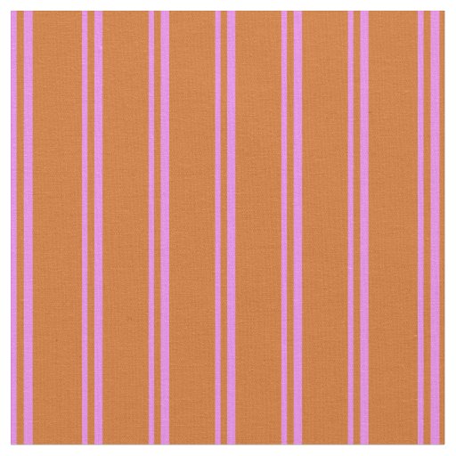 Violet and Chocolate Pattern Fabric