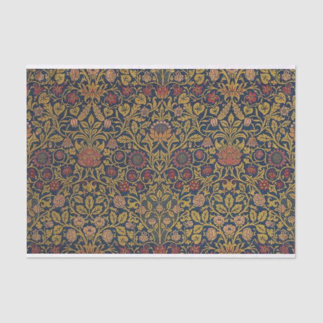 Violet and Columbine by William Morris Tissue Paper (Front)