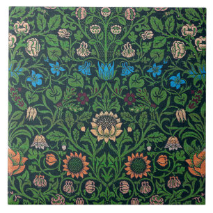 Violet and Columbine, William Morris Ceramic Tile