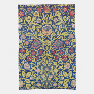 Violet and Columbine, William Morris Kitchen Towel