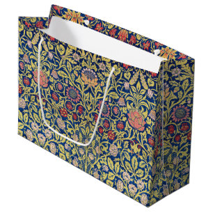 Violet and Columbine, William Morris Large Gift Ba Bag
