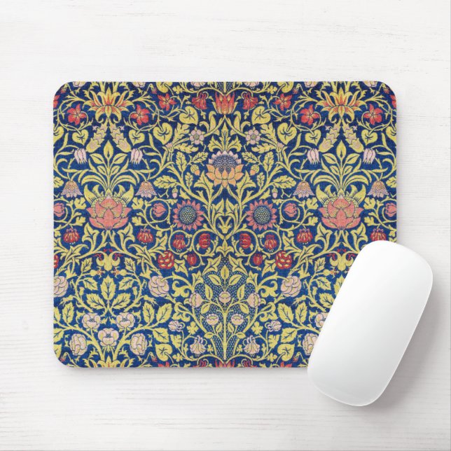 Violet and Columbine, William Morris Mouse Pad (With Mouse)