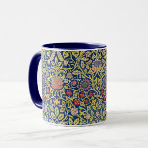 Violet and Columbine, William Morris Mug