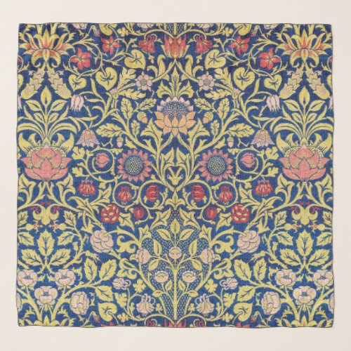 Violet and Columbine William Morris Scarf