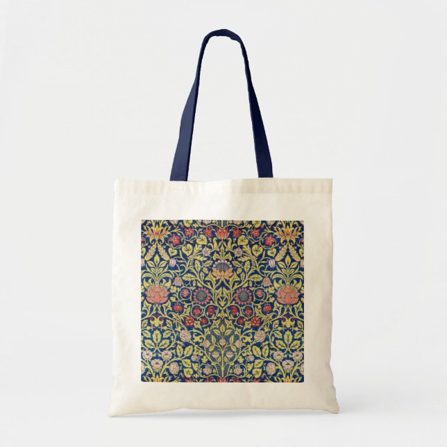 Violet and Columbine, William Morris Tote Bag (Front)
