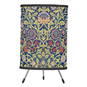 Violet and Columbine, William Morris Tripod Lamp
