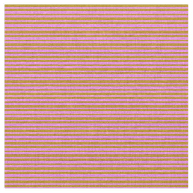 Violet and Dark Goldenrod Colored Pattern Fabric (Close Up)