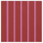 [ Thumbnail: Violet and Dark Red Colored Striped/Lined Pattern Fabric ]