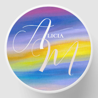 Violet and Golden Ray Abstract Mini Candle Favors