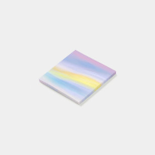 Violet and Golden Ray Abstract Post-it Notes