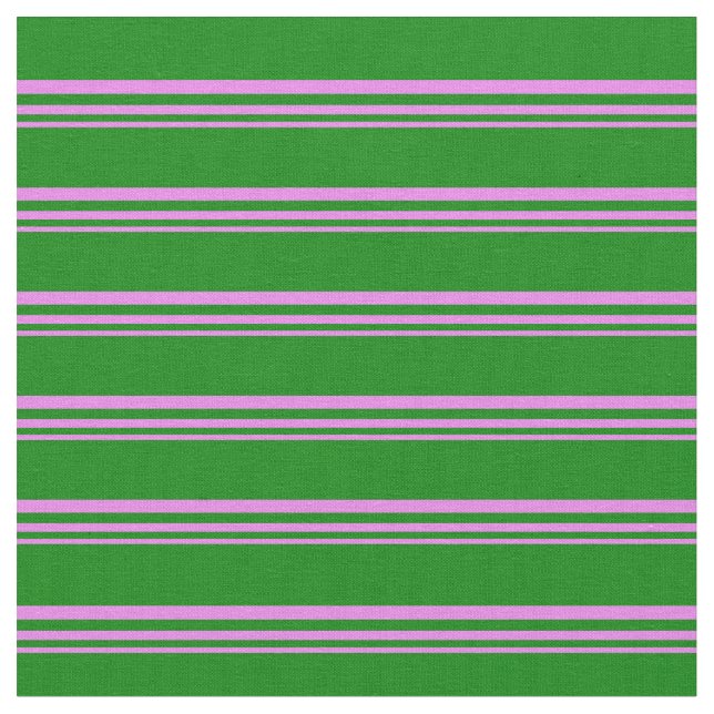 Violet and Green Colored Pattern Fabric (Close Up)